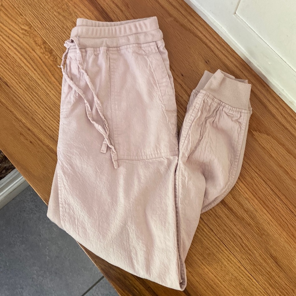 Jules & Leopold Soft Pink Cotton Blend Cropped Pants Women’s Size Small